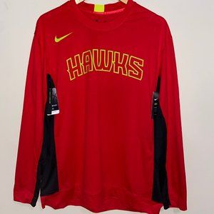 Nike NBA Atlanta Hawks Team Issued Player On-Court Practice Shirt M AT8406-657